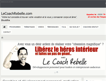 Tablet Screenshot of lecoachrebelle.com